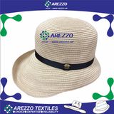 Women's Bucket Paper Straw Hat (AZ010B)