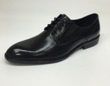Black Cow Leather Mens Oxford Dress Shoes for Men