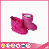 Suede Fabric Warmers Winter Pink Children Winter Boots