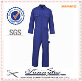 Navy Overall Workwear Coverall Uniform with Pocket