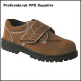 Genuine Leather Lightweight Women Safety Work Shoes