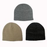 Ladies' Lurexy Plain Knit Hat