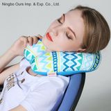 Colorful Fashion Print Foam Particle Traveling U-Shape Health Pillow.