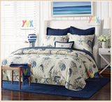 Home Textile Bed Cover Customized Set Bedding of 3 Pieces with Pillows and Quilt Bedspread