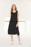 Lady Dress Long Sleeveless Gentle Women Dress