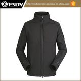 Black Military Softshell Jacket Waterproof Commander Officer Jacket