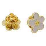 Wholesale Souvenir Customized Flower Metal Pin Button Badge