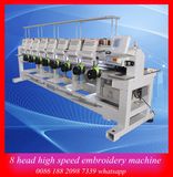 China Top Embroidery Machine 8 Head 15 Color High Speed Computer Cap Embroidery Machine