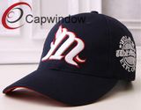 Black Flat and 3D Embroidery Fashion Leisure Sport Baseball Hat