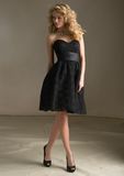 2016 Short Black Homecoming Short Bridesmaid Dresses (BD3049)