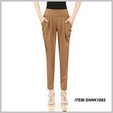 Polyester Spandex Leggings in Women and Girls (SNNK1682)