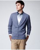 V Neck Fashion Garment Pure Colour Sweater Cardigan