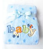 100%Polyester, Polar &Coral Fleece Baby Blanket