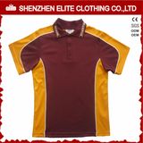 Color Combination Collar Design Polo Shirt Uniform (ELTMPJ-250)