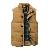 Men Fashion Style Padding Cotton Vest Jacket