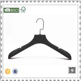 High Grade Black Plastic Coat Hangers, Suit Hanger for Clothes