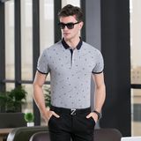 Printed Polka DOT Polo Shirt for Man's Clothes