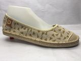 Flat Heel Canvas Espadrille for Ladies (23LG1709)