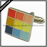 Fashion Accessory Enamel Cufflink for Promotion Gift (BYH-10238)