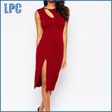 Fashion Sexy Bodycon Fit Prom Dresses with Curved Cut out