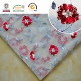 African Noble Colorful Hot Selling Flower Lace Fabric C10005