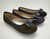 Kids Flat Ballerinas Shoes with Bling Bling Material
