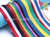 Striped Polyester Webbing Jacquard Tape for Garment Accessories