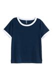 Polyester 65%; Viscose 35% Womens Short T-Shirt