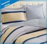 Dorm Stripe Design Printed Cotton Quilt Cover Bedding