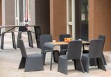 Contemporary Rattan Chair & Table