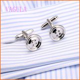 VAGULA 2015 Fashion Button Men's Wedding Cuff Links