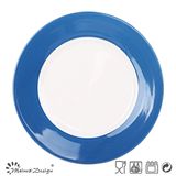 Color Glazing Rim Dinner Plate