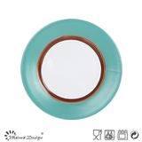 Blue Glazing Rim Nice Salad Plate