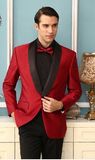 2016 Spring New Satin Lapel Men Wedding Tuxedo