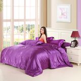 Luxury Satin Silk Bedroom Bedding Set