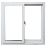 Customized UPVC/PVC Profile Plastic Window/Sliding Window with Mosquito Net (TS-1086)