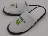 Velour Closed Disposable Hotel Slippers Room Slippers