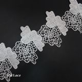 8.5cm Mesh Flower Lace Trim Lace Fabric Trim