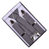 Heavy Duty Leather Fashion Men Suspenders