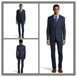 Italian Style Bespoke Tailor Elegant Men's Cashmere 3PCS Suit