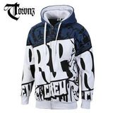 Custom Cotton/Polyester Printed Hoodies Sweatshirt of Fleece Terry (F128)