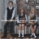 School Uniform Shirt and Vest for Boys and Girls -Su49 Unisex