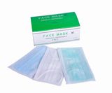 Medical Consumable Disposable Non Woven 3 Ply Face Mask