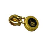 Custom Size Gold Metal Zipper Puller Metal Zipper Slider with Your Logo