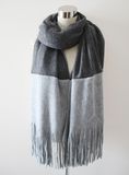 Two Tone Acrylic Knitted Free People Fashion Scarf (YKY4645-2)