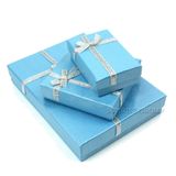 Slight Blue Ruby Sapphire Ornaments Paper Cardboard Packaging Gift Jewelry Box