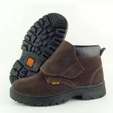 Outdoor Comfortable Factory Safety Hard Work Shoes with Velcro