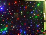 Decoration Cloth LED Light Blue and White LED Star Curtain