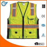 Cool Polyester Black Series Heavy Duty Safety Reflective Vest