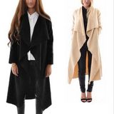 New Style Europe Irregular Stitching Yards Women Windbreaker Coat (50220)